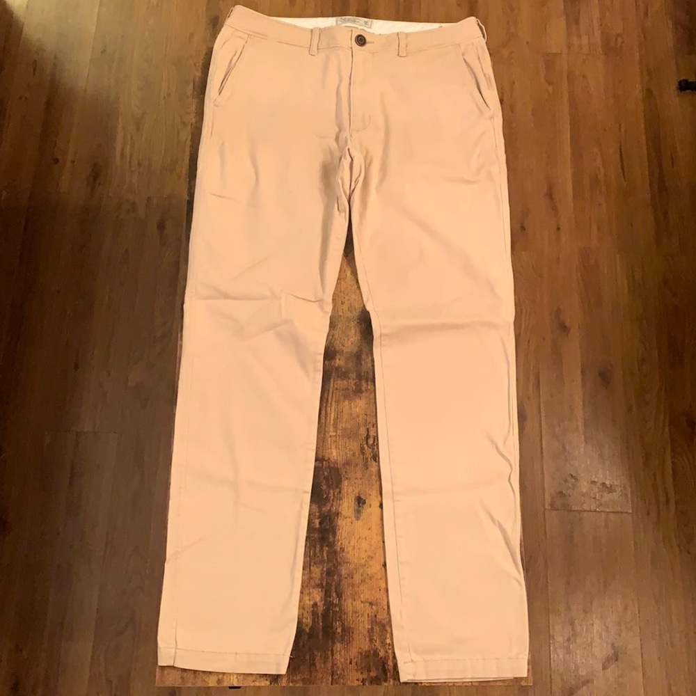 Men’s Abercrombie and Fitch khaki chinos